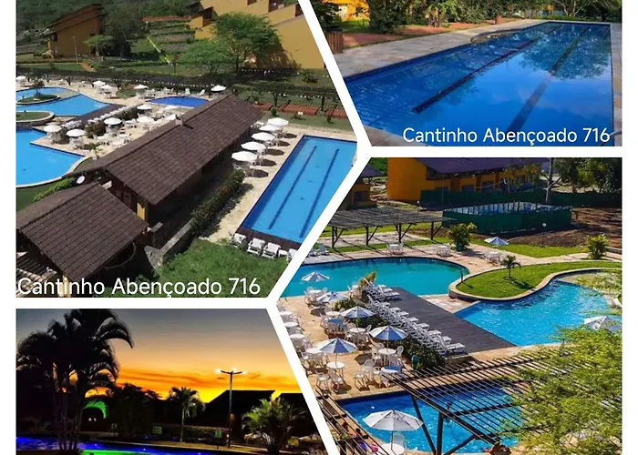 Cantinho Abençoado - Flat no Winterville Gravatá - Piscinas Aquecidas, Lago e Parquinhos