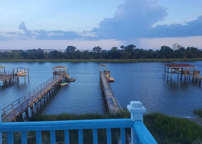 Waterway Escape Full House, Pier And Dock In Ocean Isle Beach, Nc