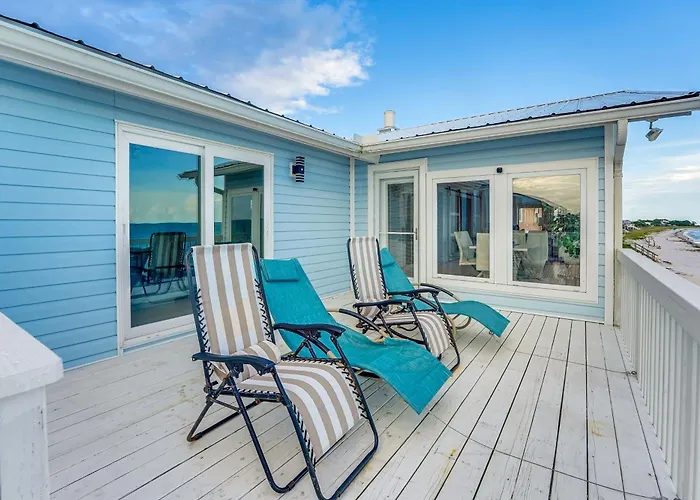 Alligator Point Beachfront Home W/ Private Hot Tub