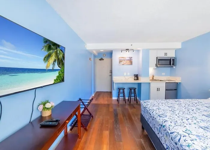 Trendy Studio In The Heart Of Honolulu - 21F