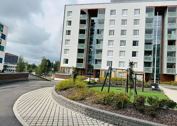 Aurora Home Espoo Niittykumpu - New 1Bedroom -Apartment With Balcony, Close To Metro, Aalto University, Metro Areena And Helsinki