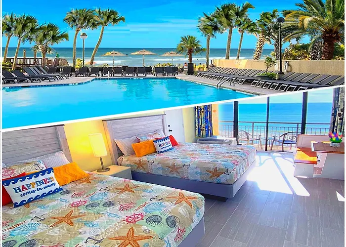 New ! Ocean Reef Resort-Unique Renovated Oceanfront Condo -Free Parking - Amazing Pools & Views