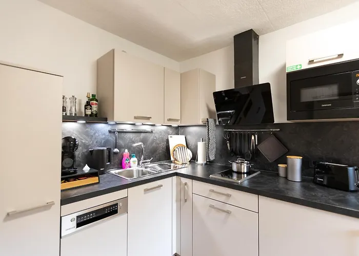 Apartment am Rande der City in Gartenlage, Highspeed WLAN, 140cm Doppelbett