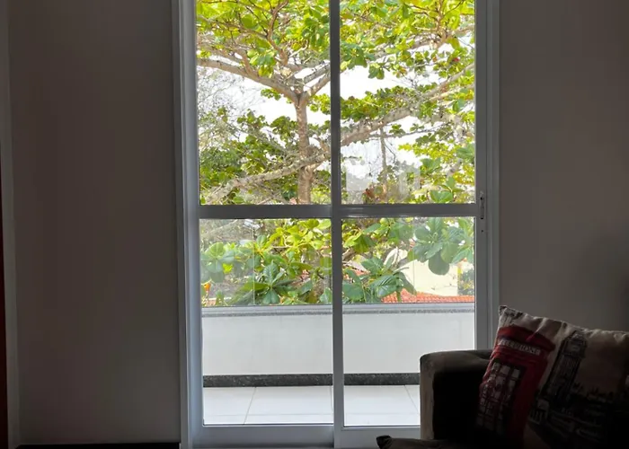 Apartamento completo a 2 min à pé da praia
