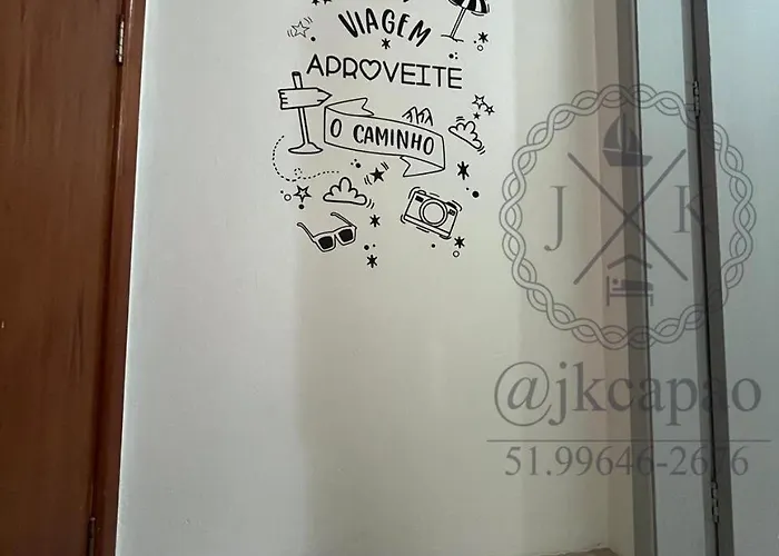 Apartamento Coração de capão 100mt do mar