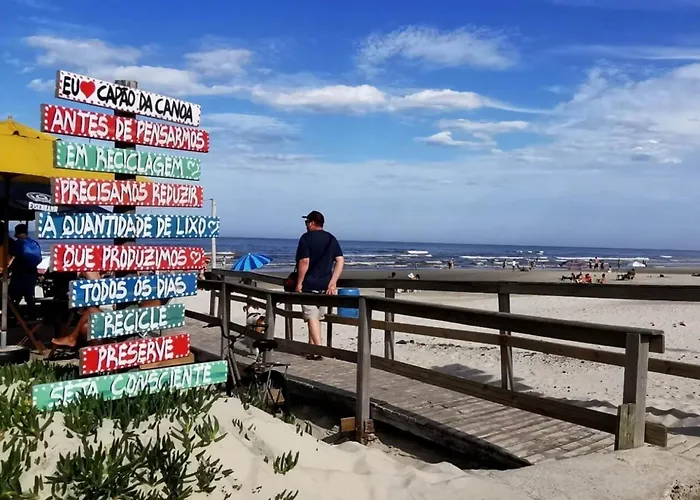 Apartamento Coração de capão 100mt do mar