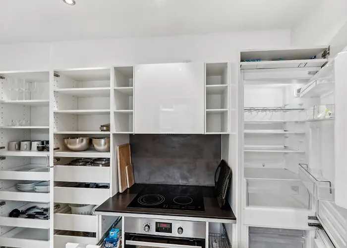 maremar - City Design Apartment - 2 Schlafzimmer - Luxus Boxspringbetten - Küche - Highspeed WIFI - Arbeitsplätze