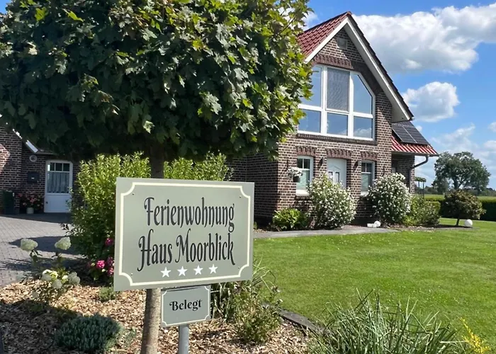 Ferienwohnung Haus Moorblick mit Garten in Kanallage