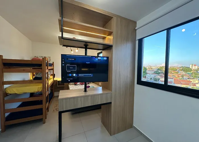 APTO TESLA Novo,com Piscina e Ar condicionado