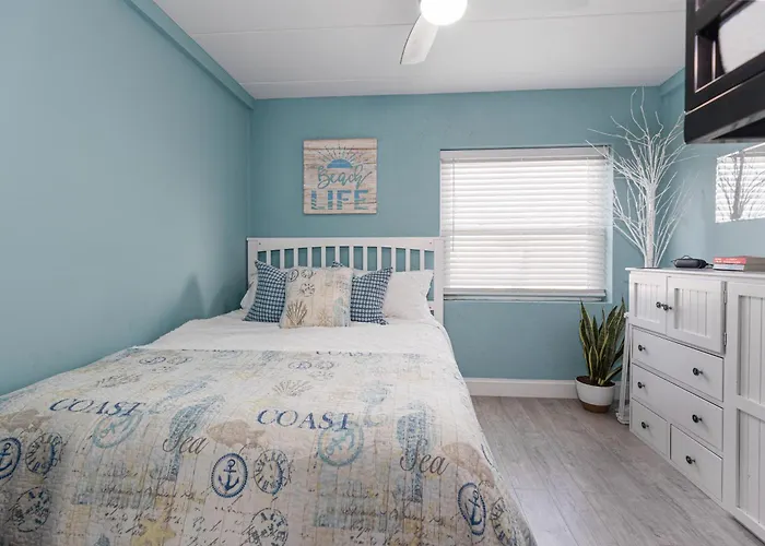 Ashore Beach Retreat-1Br 1Ba With Pool, Parking, 1 & Half Block To Beach & Boardwalk, Morey'S Pier