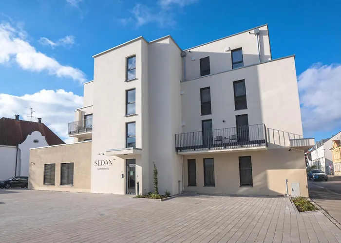 Sedan Apartments - Komfort&Küche zentral in Günzburg mit Parkplatz