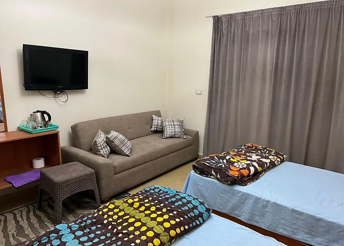 La Sirena Double Room With Mountain View, Families And Couples Only, Extra Of 200 Egyptian Pounds Per Adult Person Per Stay ,To Be Paid To The Resort