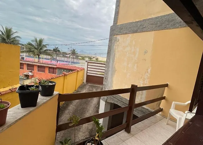 Flat na beira da praia