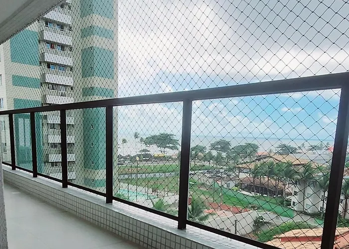Praia dos Milionários - Ilhéus - Apartamento Duna 403 com 2 quartos - Completo - Vista mar - Conforto