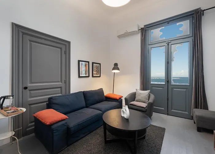 Grey L Studio Apartments Corniche Alexandria Little Venice