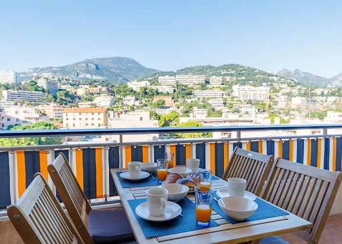 Vue Mer, Terrasse & Garage Prive, Lumineux Appartement A 2 Min De La Plage