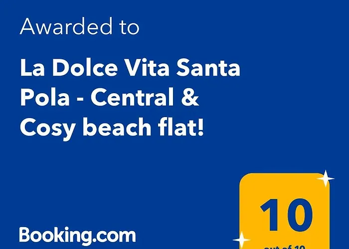 La Dolce Vita Santa Pola - Central&Cosy beach flat!