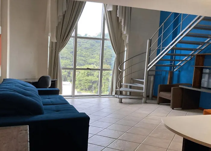 Saint Sebastian Flat 614 - Com Hidro! até 3 pessoas, Duplex, no centro