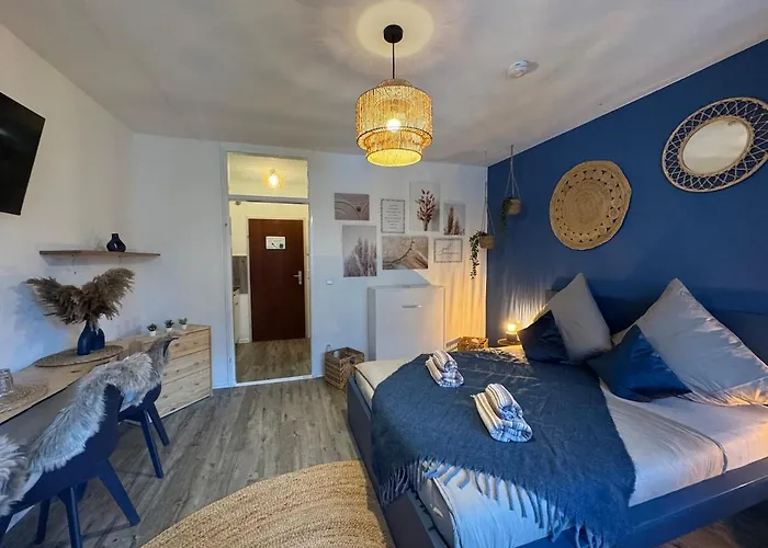 BOHO Apartment Zirbe Blue