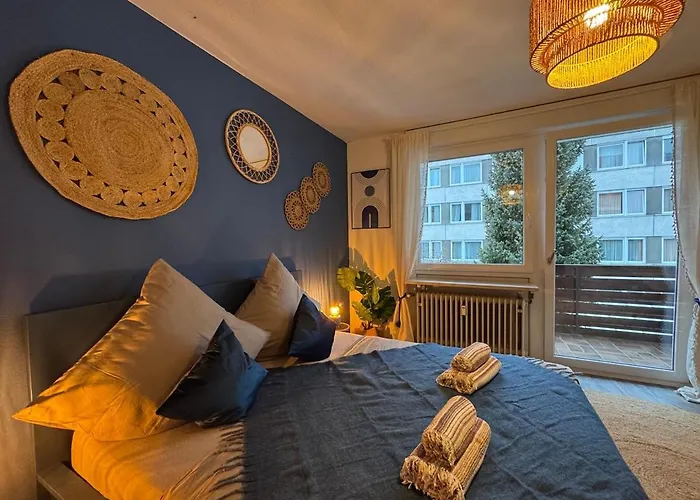BOHO Apartment Zirbe Blue