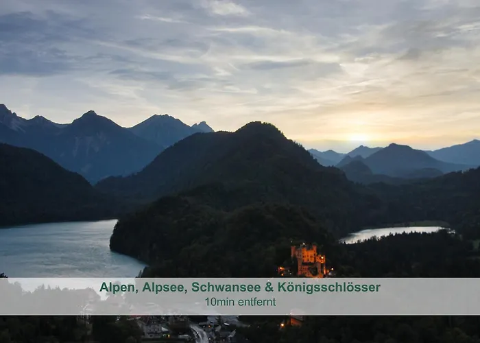 Biohof Stöger Adults Only Chalet mit Blick auf Schloss Neuschwanstein See und Alpen nur 2 Einheiten