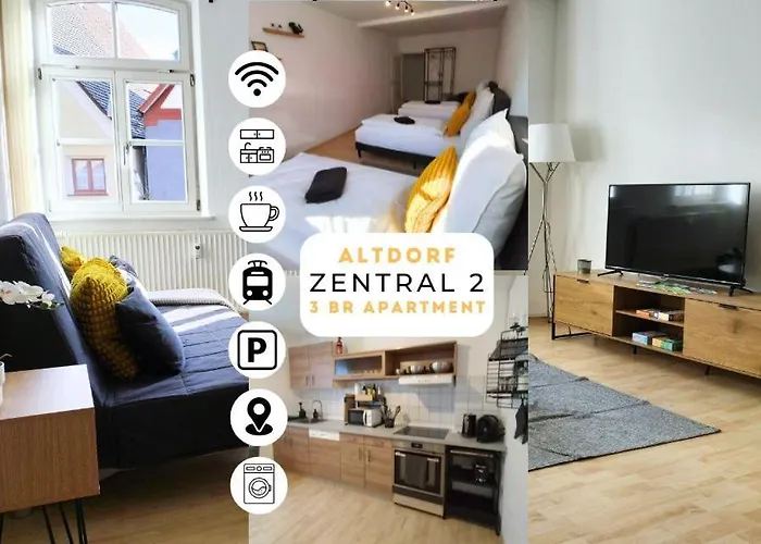Altdorf Zentral 2, Stadtnähe NBG, 3 BR, 9 Pers