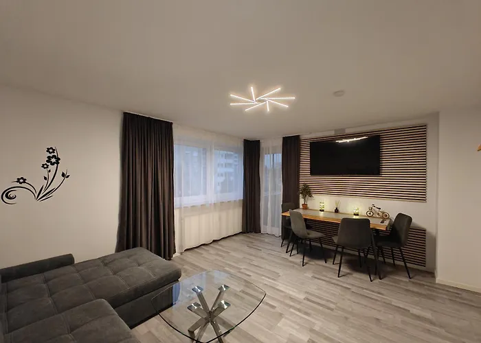 Modern Apartments Neuburg S - NEU - 2 Zimmer, Parkplatz, Wi-Fi, TV, Küche