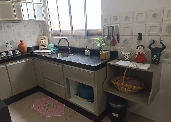 Apartamento completo 2 quartos a 3km basílica