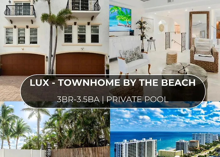 Beachside Luxury Private Townhome With Pool And Ocean Views