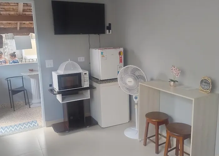 Suite confortável no centro com Wi fi e Smart TV