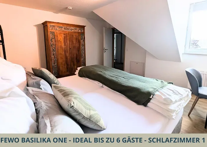 Basilika One, FEWO für bis zu 6 Pers mit 2 Schlafzi, Balkon und Tiefgaragenstellplatz