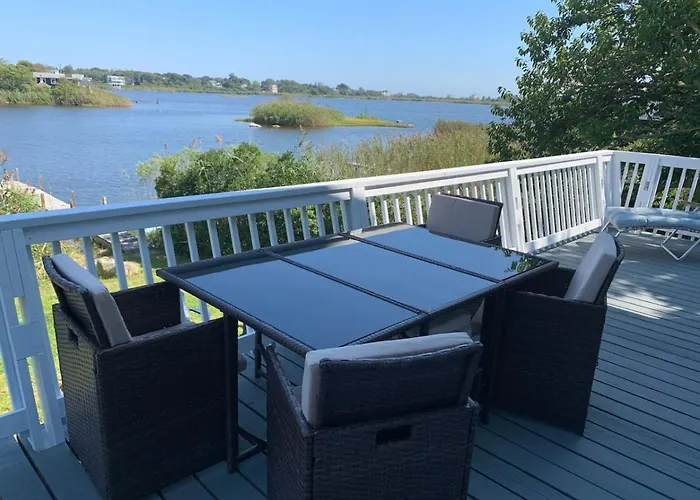 Waterfront Salt Pond House, Water View And Dock