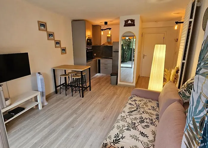 Cozy 2P Studio Avec Jardin Prive