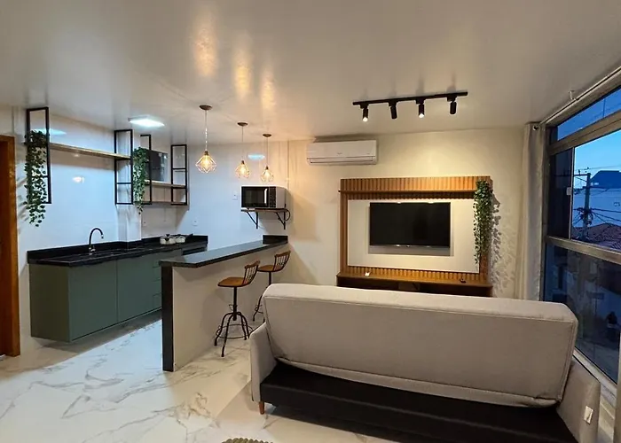 LOFT Estiloso na Praia da Vila - Centro