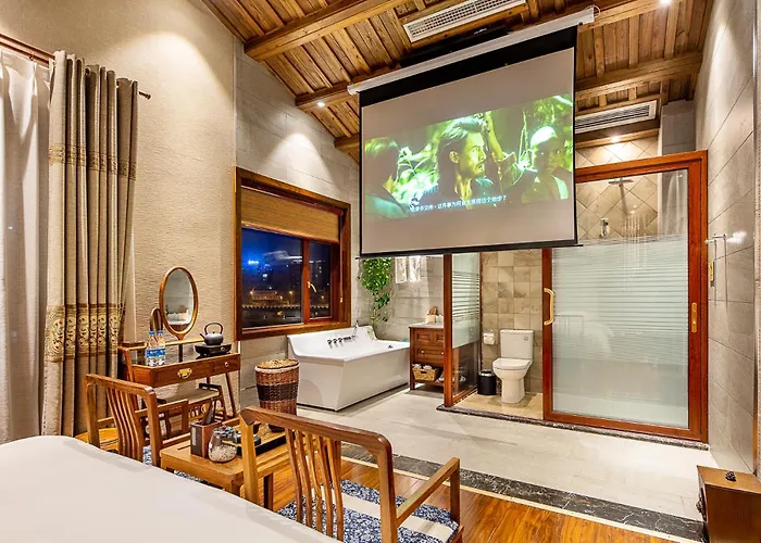 Zhangjiajie Waterfront Huajian Inn & Tianmen Shan National Forest Park & Free Pick-Up & Breakfast,Coffee,Tea