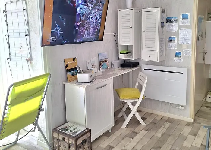 Studio " La Plage " Avec Parking Prive Gratuit Et Clim