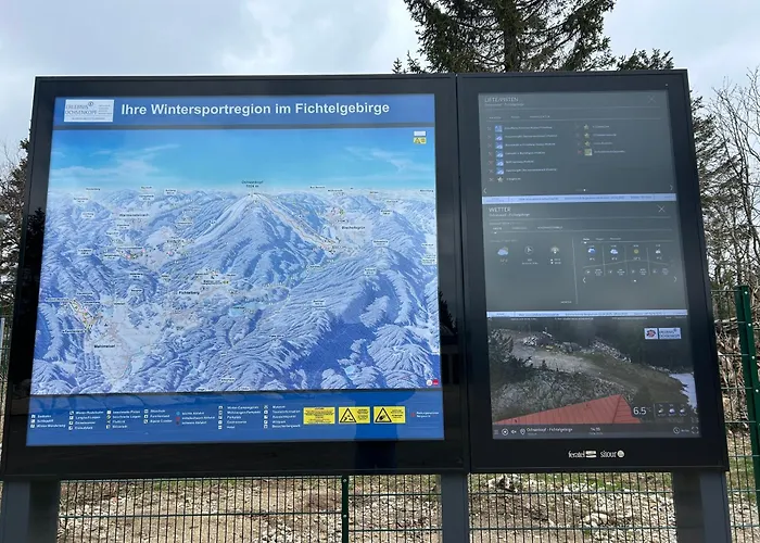 Ferienwohnung im Fichtelgebirge - nahe der Skipiste mit Balkon&Free Parking