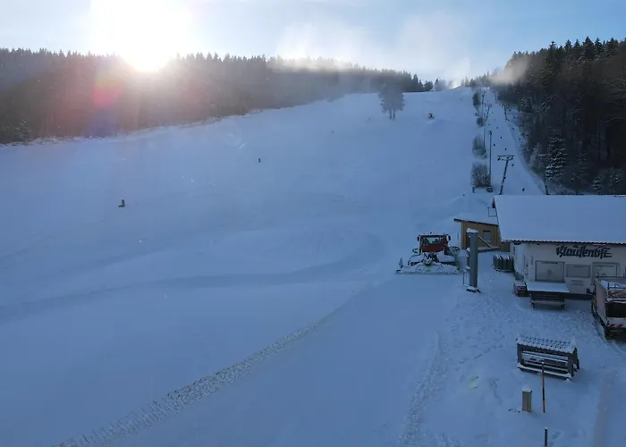 Ferienwohnung im Fichtelgebirge - nahe der Skipiste mit Balkon&Free Parking