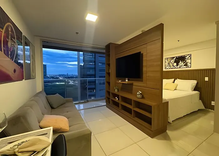 Apt de Luxo I no Shopping DF Plaza - Aguas Claras