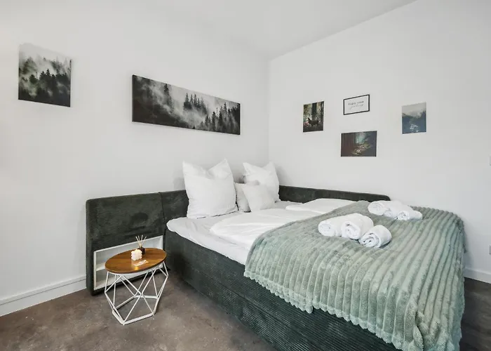 Believe Inn - Spremberg 4 Personen, Küche, Smart TV, Parkplatz
