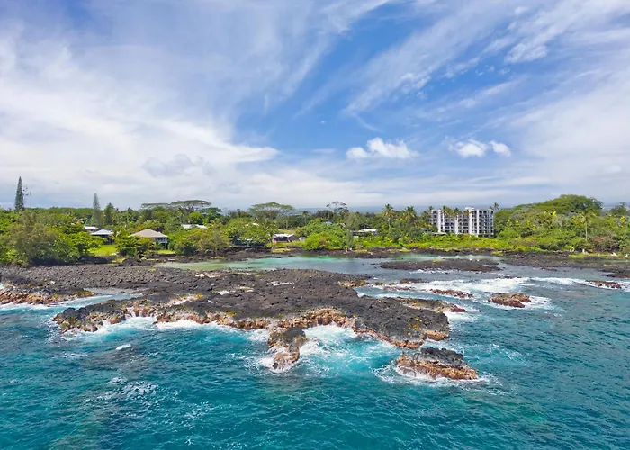 Direct Oceanfront Mauna Loa Shores Honu Elua #508 Next To Carlsmith Beach Park, Hilo Hi