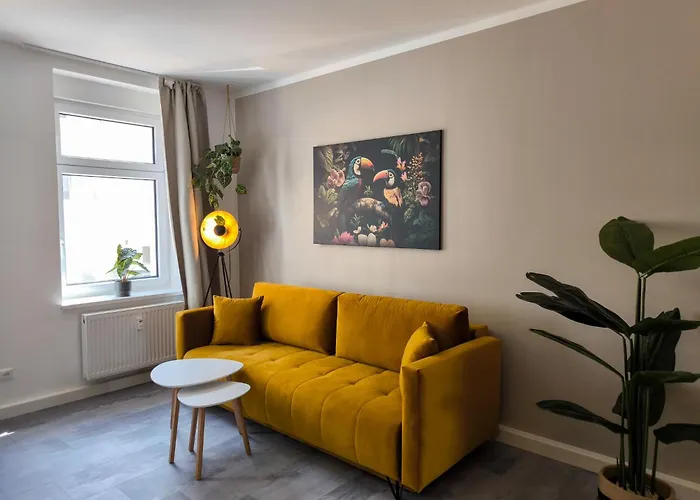 maremar - Apartments am Ferberturm - Luxus Boxspringbett - Küche - Arbeitsplatz - WLAN