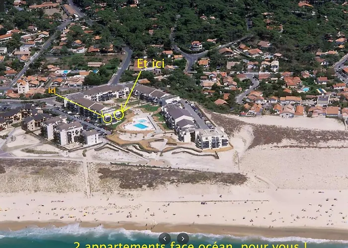 Lacanau, Residence Bleu Marine, Appartements 2E Etage, Exceptionnels Car Balcon Face Et Vue Ocean Avec Piscine ! Et Avec Parking Reserve
