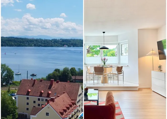 Snug Stays 6 - ruhige Toplage Seeblick Maisonette Design-Wohnung I 3-Zimmer I zentral