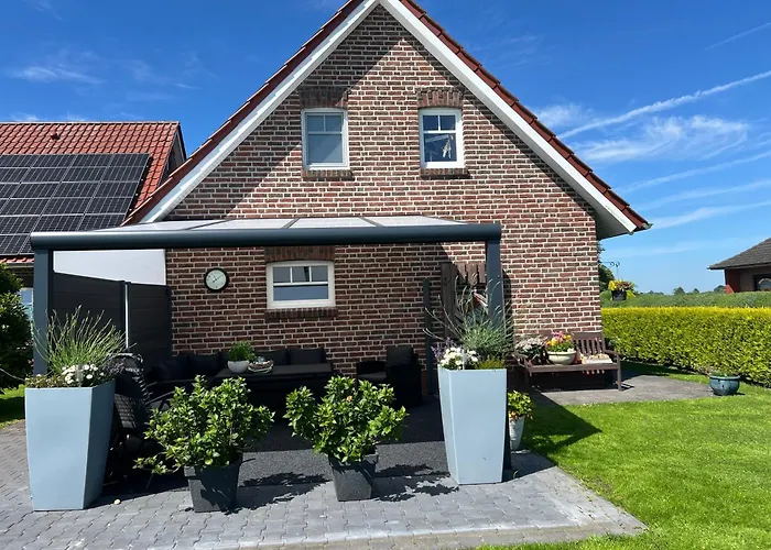 Ferienwohnung Haus Moorblick mit Garten in Kanallage