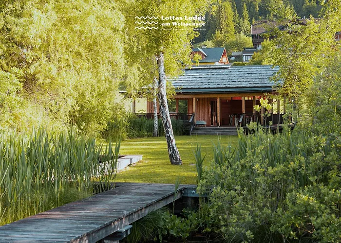 Lottas Lodge am Weissensee - Exklusive Ferienwohnung mit privatem Seezugang