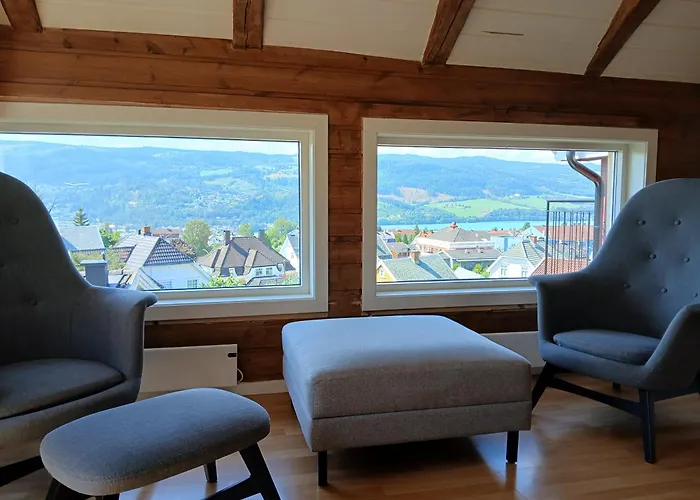Toppleilighet I Sentrum Av Lillehammer