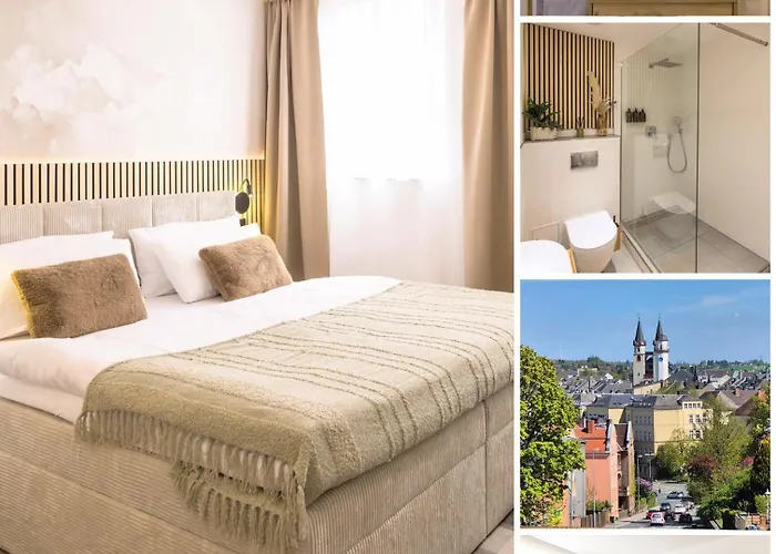 EssenzApartment Hof, 24h Checkin, Parkplatz, WLan300Mbit