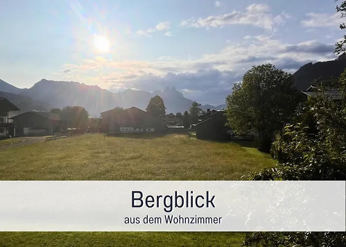 Ruhige zentrale Apartments mit privater Infrarotsauna&Bergblick in Tannheim