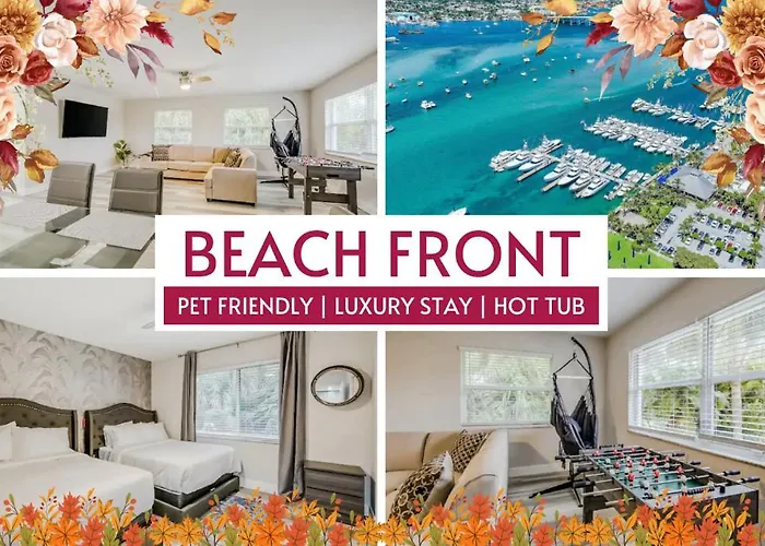 Pet Friendly Beach Condo With Hot Tub And Firepit